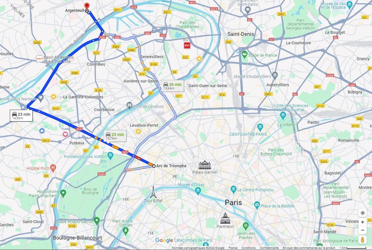 Charmant Appartement A 25 Minutes De Paris. Argenteuil Kültér fotó